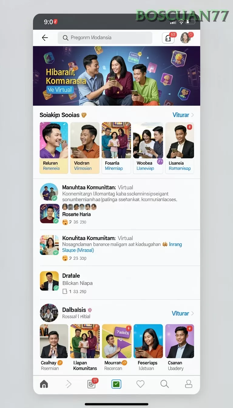 Cuplikan layar KASTOTO — menu navigasi