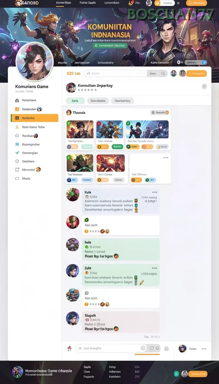 Cuplikan layar 888IDR — menu navigasi