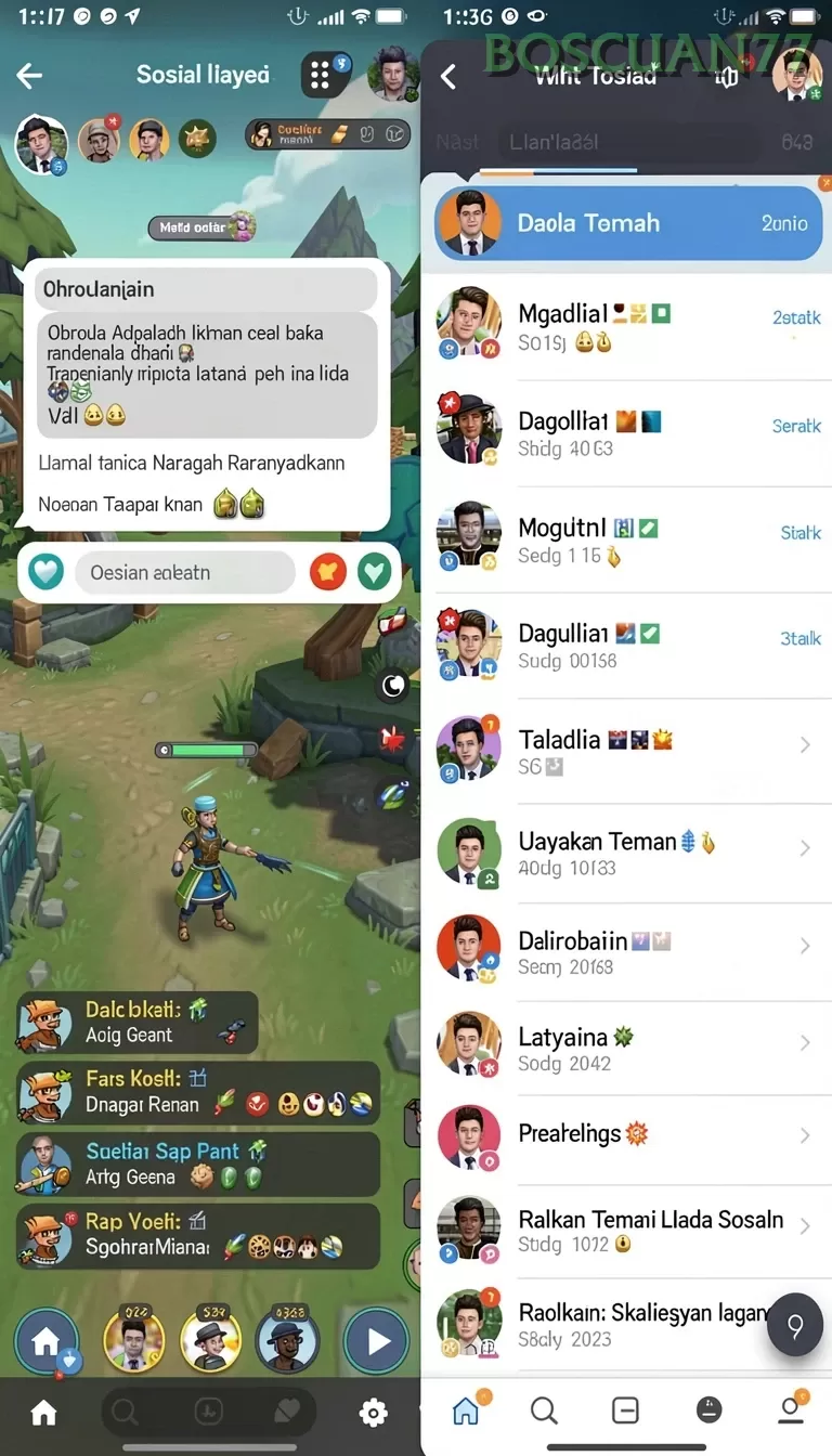 Cuplikan layar 8II — halaman utama